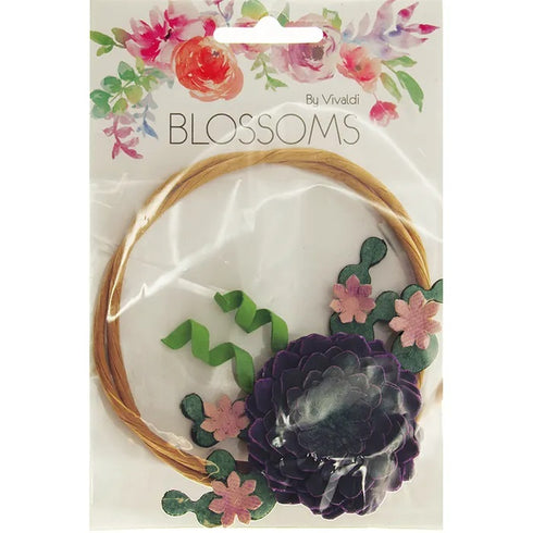 Paper Succulent Wreath Ornament